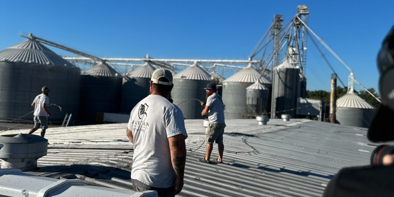 commercial and industrial roofing repairs from leaking roof