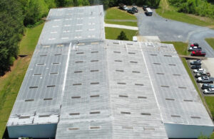 Before photo of a roof